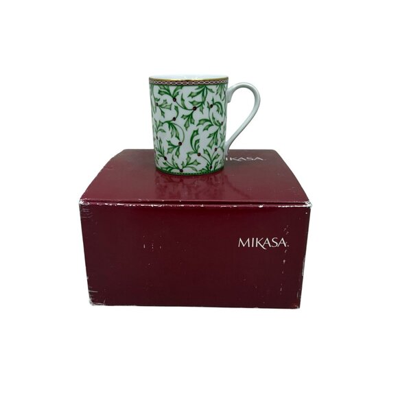 Mikasa Holiday Traditions Coffee Tea Mug Cups Set of 4 Christmas L3475 - Picture 1 of 6